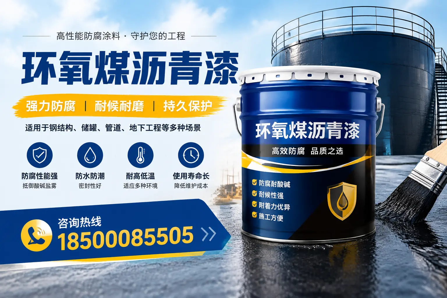 环氧煤沥青漆在工业中的应用,泰州企业的选择